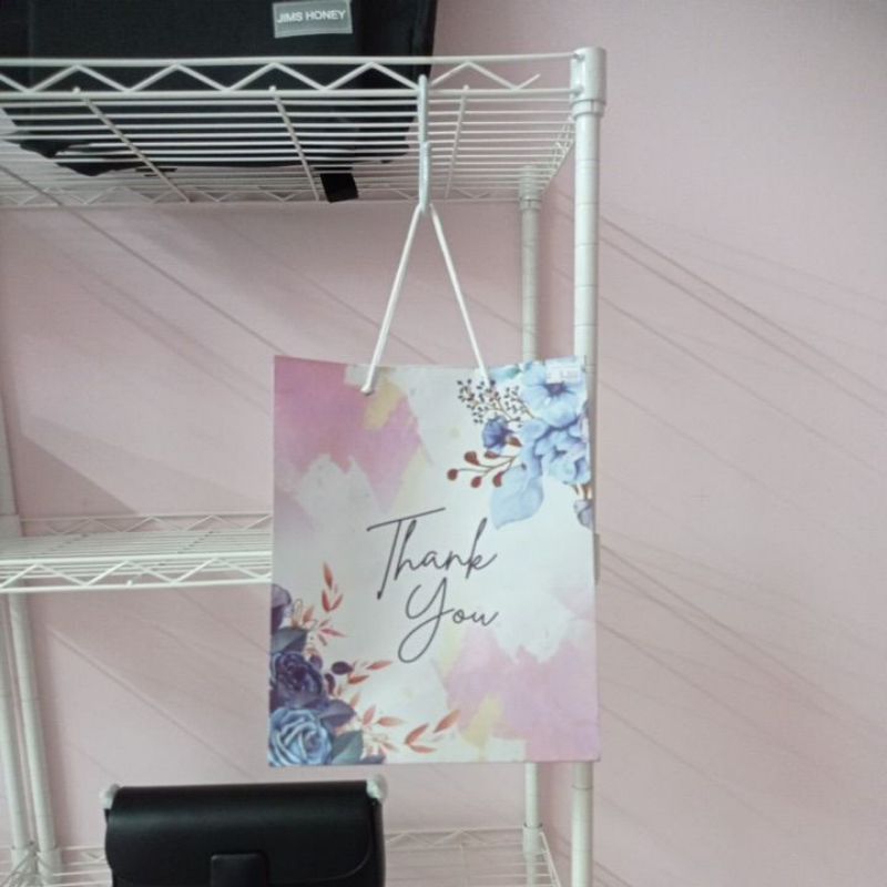 

PAPER BAG THANK YOU PINK