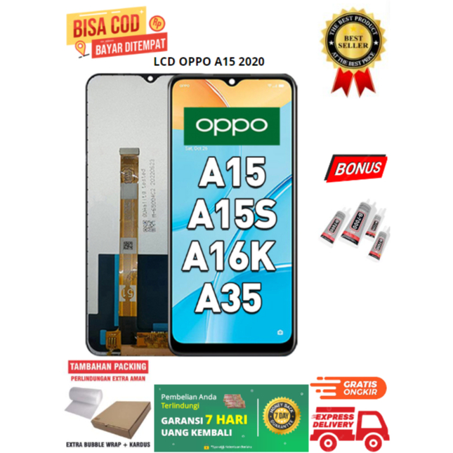 LCD OPPO A15 2020 FULLSET TOUCHSCREEN ORIGINAL