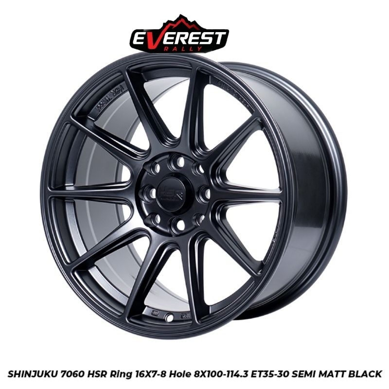 Velg Hsr Shinjuku R16 For:Brio.agya.jazz.yaris avanza dll.