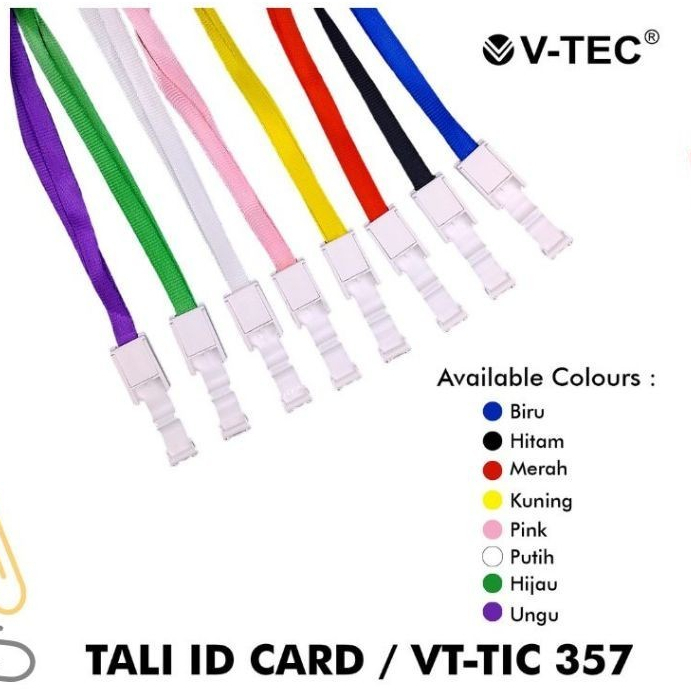 

V tec lanyard tali gantungan name tag ID card 357