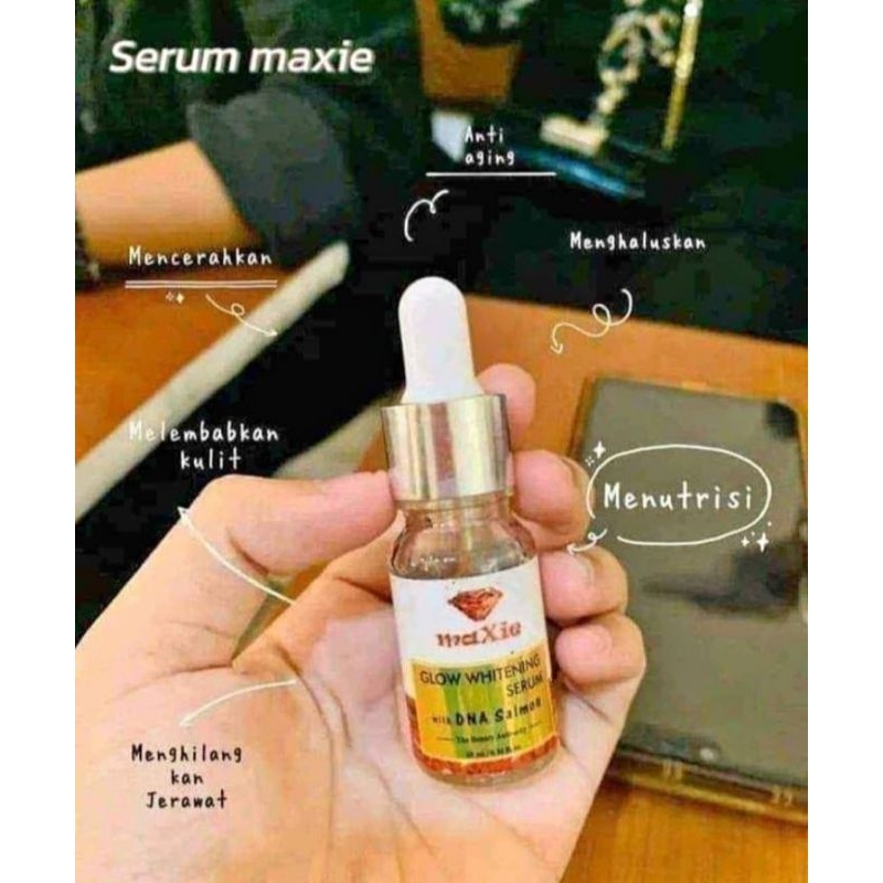 ( BISA COD ) SERUM with DNA SALMON MAXIE GLOW BPOM