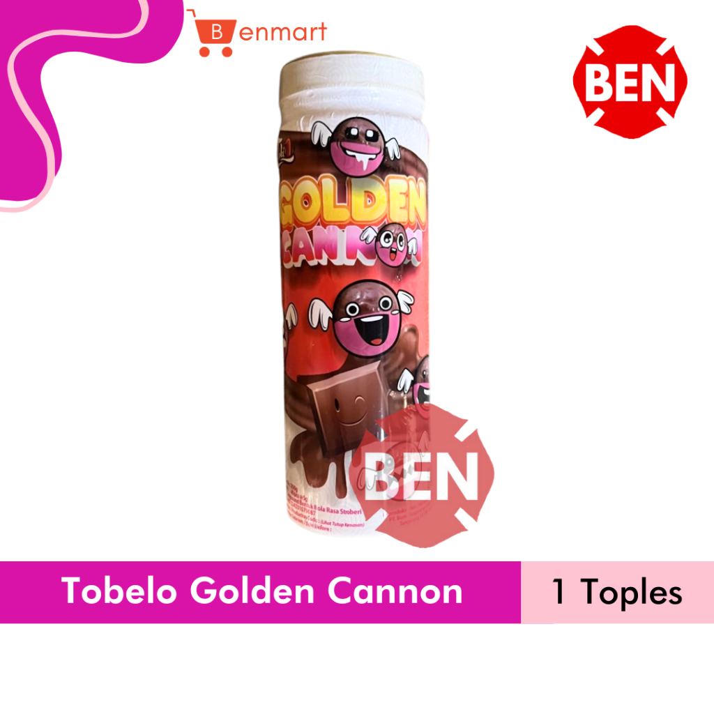 

Toki Tobelo Golden Cannon 1 Toples 40 Pcs Coklat Cokelat Bola Stroberi