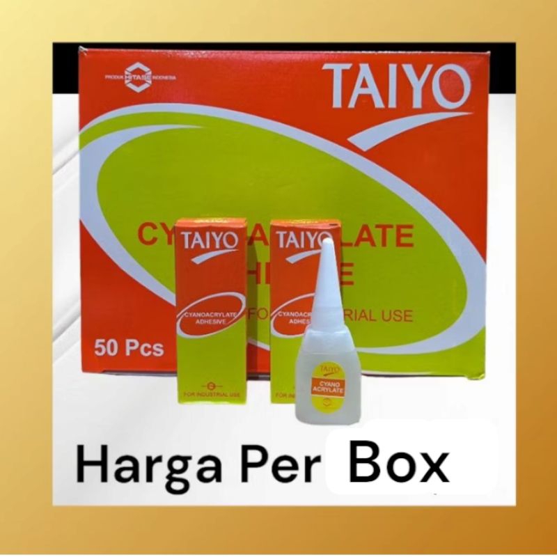 Harga Per Box 50pcs Lem Serbaguna Taiyo Lem Korea
