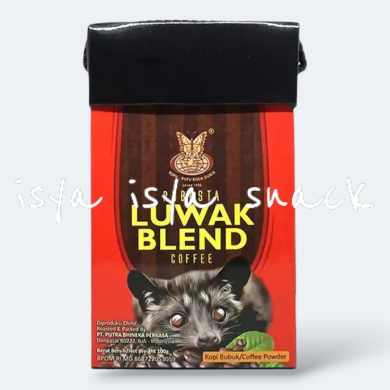 

Kupu Kupu Bola Dunia Kopi Luwak Blend Robusta Kopi Bali Bubuk Ground Beans