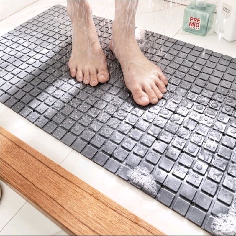 [PRELOVED] PREMIO Karpet Alas Keset Kaki Kamar Mandi Karet Anti Selip Slip Mat