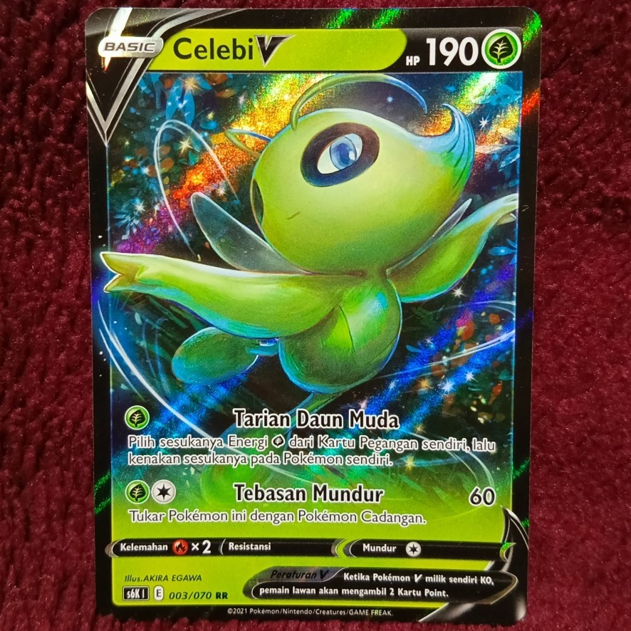 Celebi V RR s6k - Pokemon TCG Indonesia foil holo