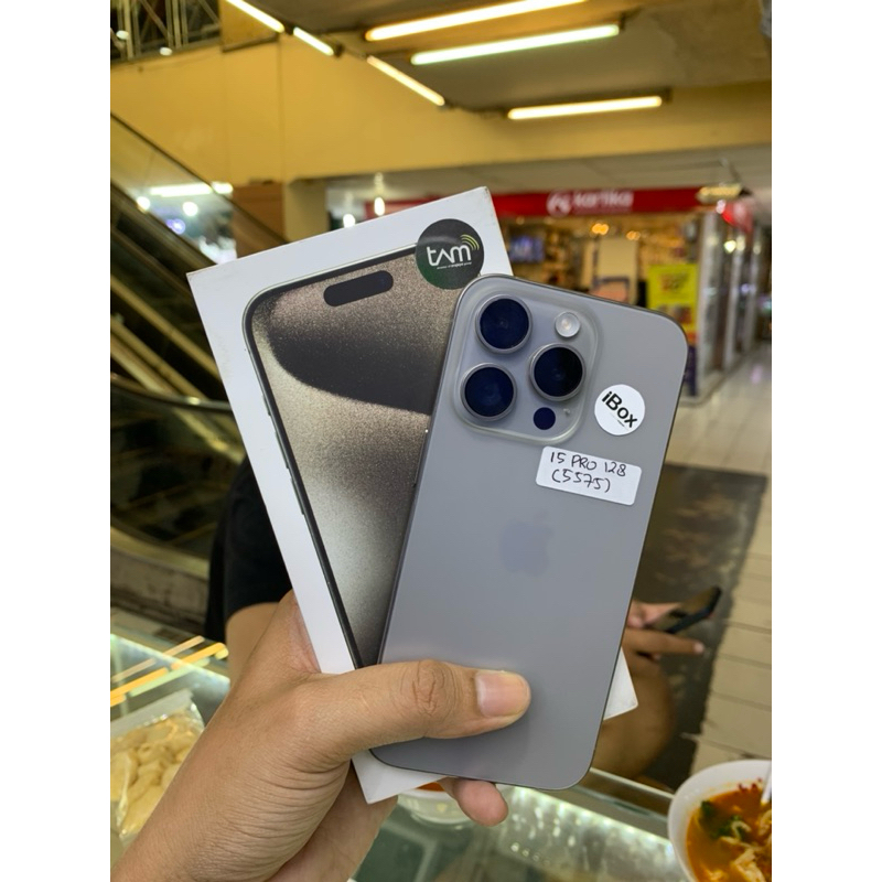 IPHONE 15 PRO 128gb RESMI IBOX FULLSET ORIGINAL