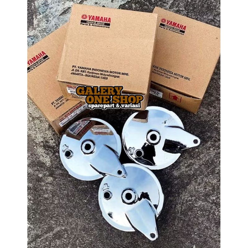 Tutup tromol rx king chrome original