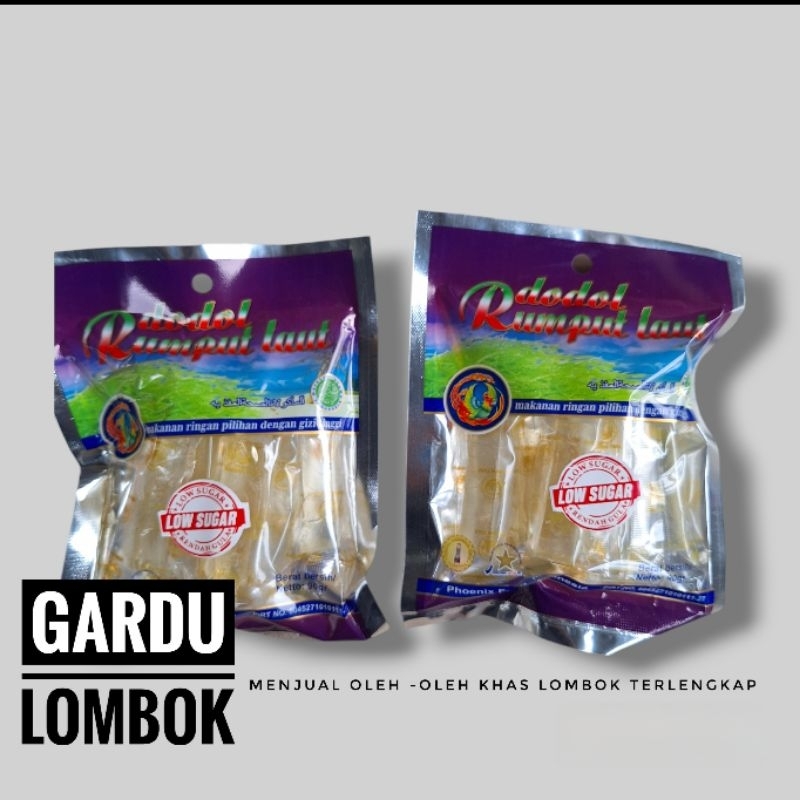 

Dodol Rumput Laut phoenix Low sugar 90 gr khas Lombok