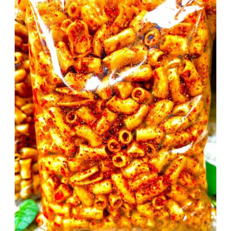 

makaroni bantet pedas daun jeruk bumbu melimpah