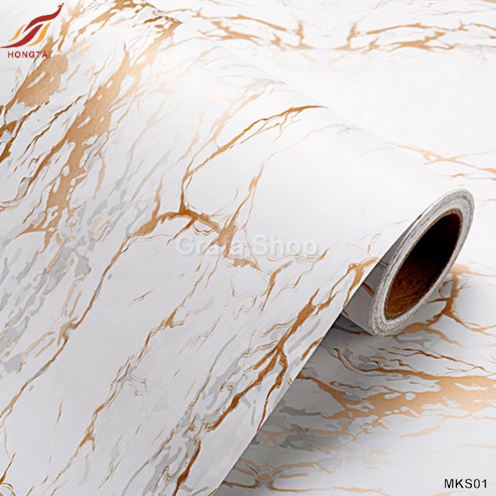 Stiker dekorasi dapur motif marmer / granit