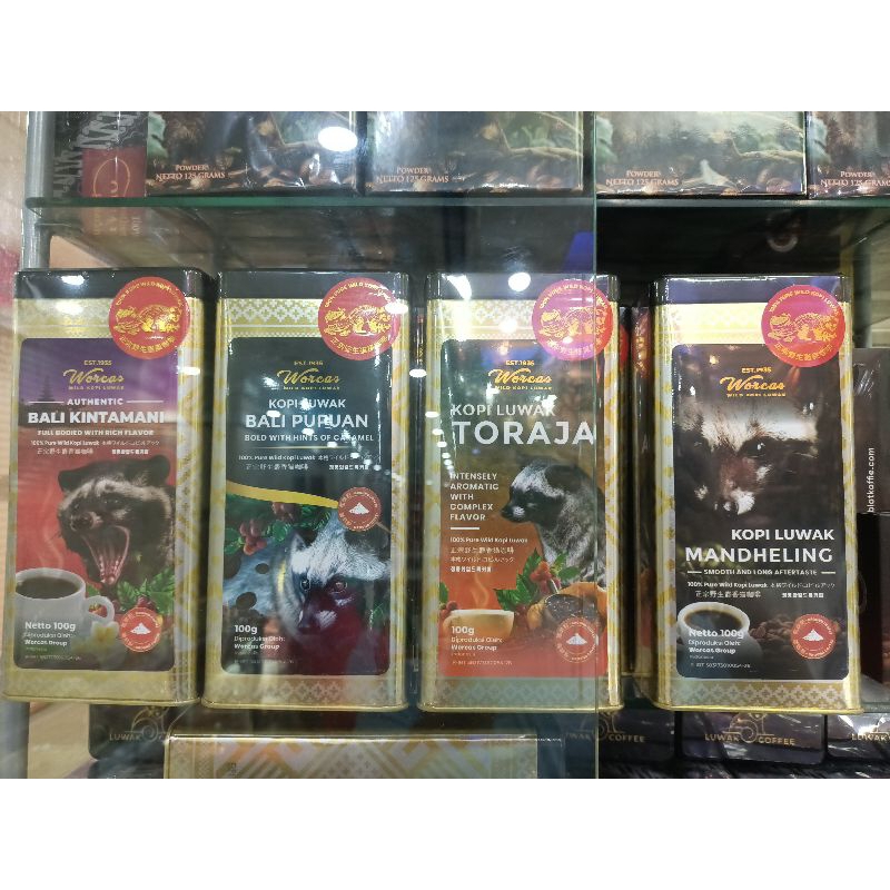 

Kopi Luwak Kemasan Kaleng Premium [Isi 100gr]