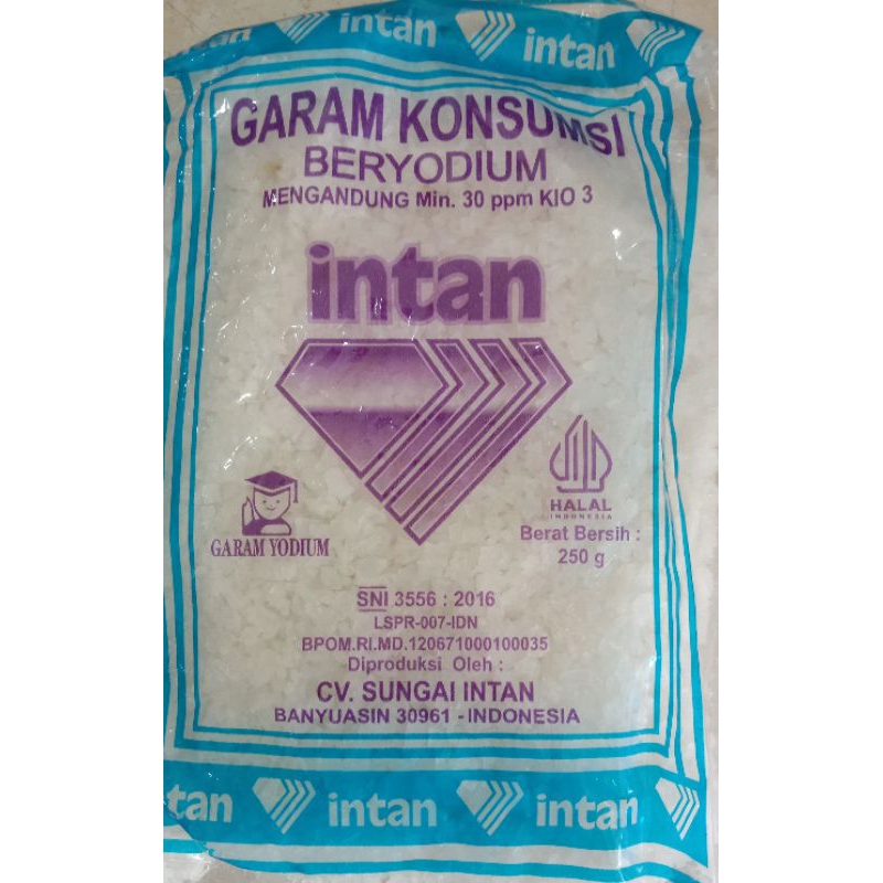 

Garam intan kasar 250gr