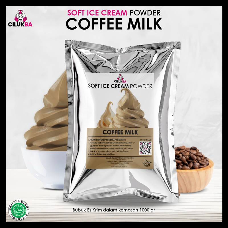 

Coffee Milk Soft Ice Cream Powder 1 kg