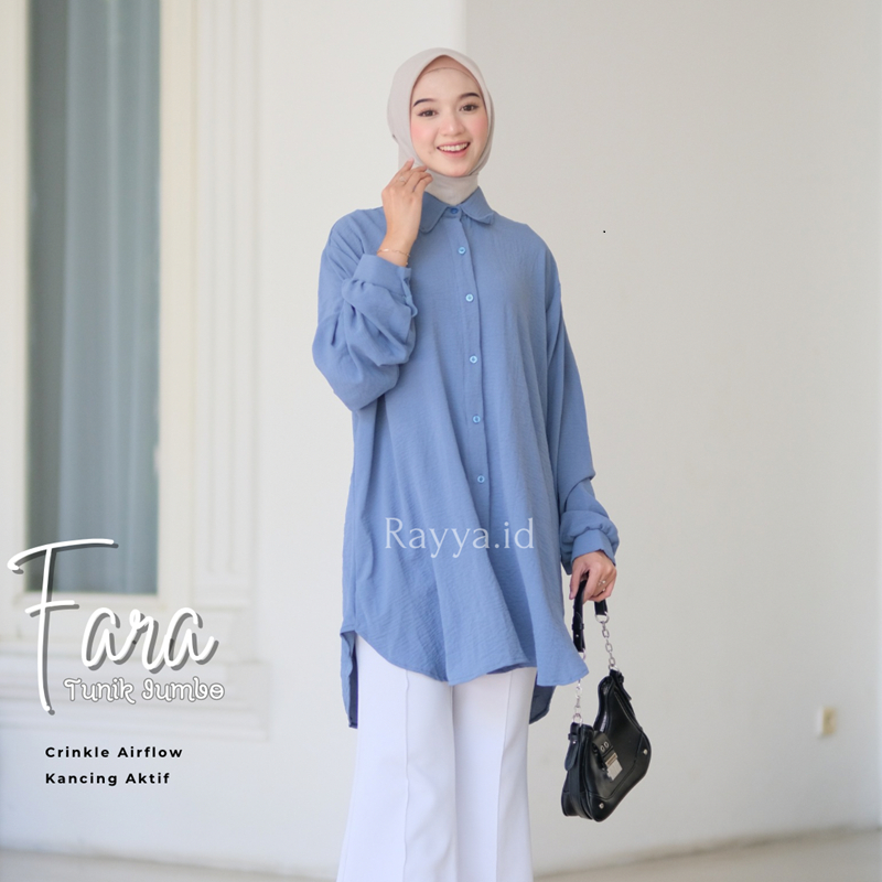 TUNIK JUMBO ATASAN WANITA DEWASA || TUNIK POLOS SUPER JUMBO LD 130 MOTIF POLOS FULL KANCING BUSUI ||