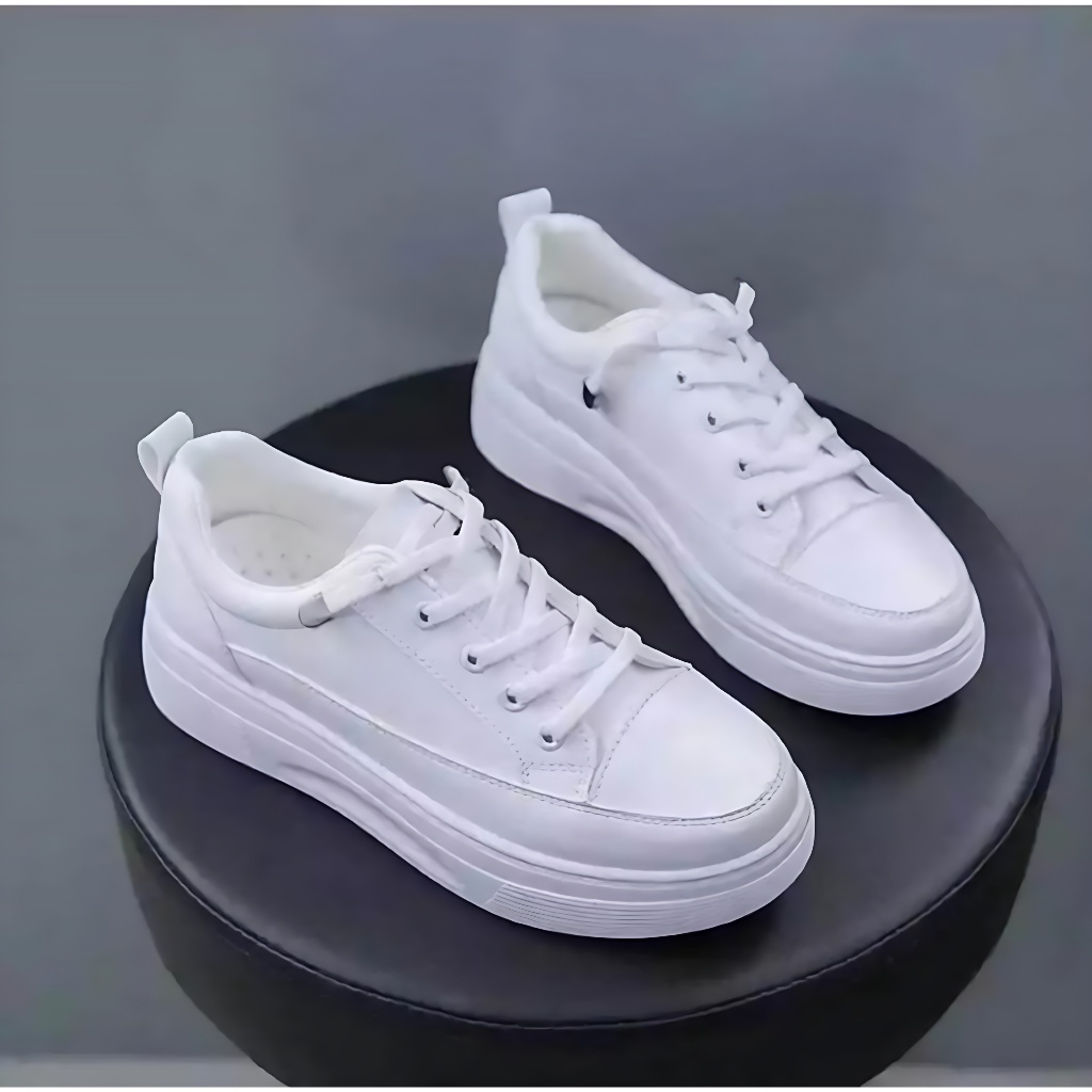 sepatu putih polos wanita sepatu sneakers wanita sepatu olahraga sepatu sport korea sneakers wanita