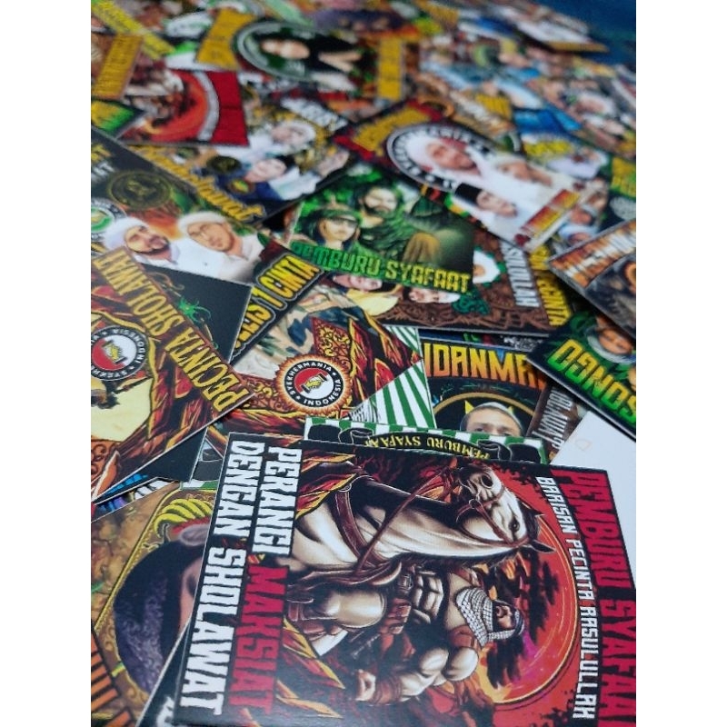 

[ isi 20pcs stiker ] stiker majelis sholawat random