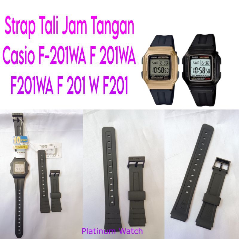 Strap Tali Jam Tangan Untuk Casio F-201WA F 201WA F201WA F 201 W F201