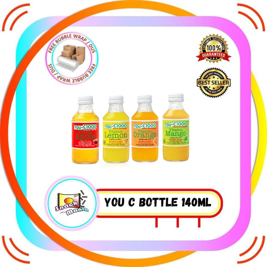 

You C 1000 mg Vitamin C Lemon - Orange - Mango 140 ml You C1000 YouC Botol