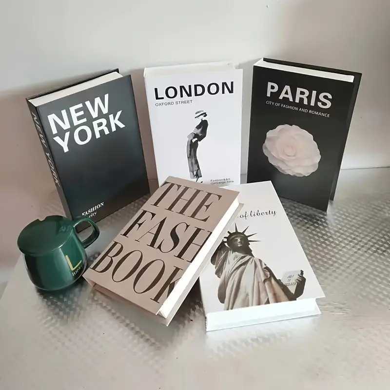 

HenJO Buku Palsu Pajangan dengan Kotak Penyimpanan Barang Dummy Book Organizer