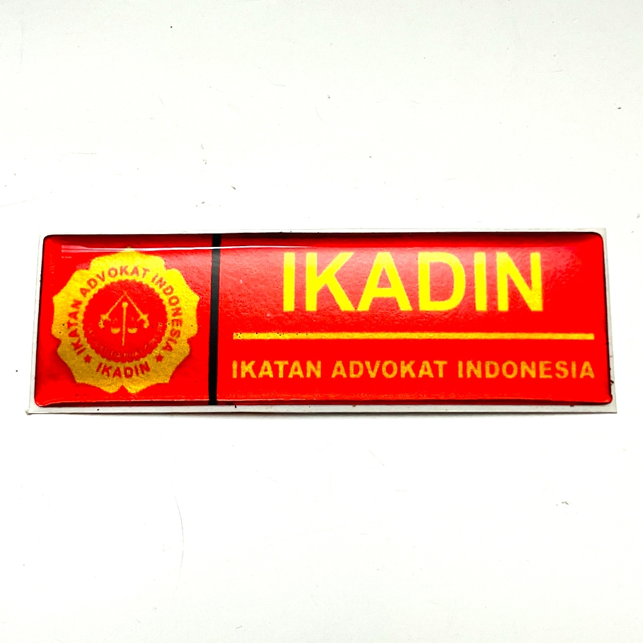 Stiker IKADIN [ Ikatan Advokat Indonesia ] Stiker Emblem IKADIN | Stiker Resin IKADIN