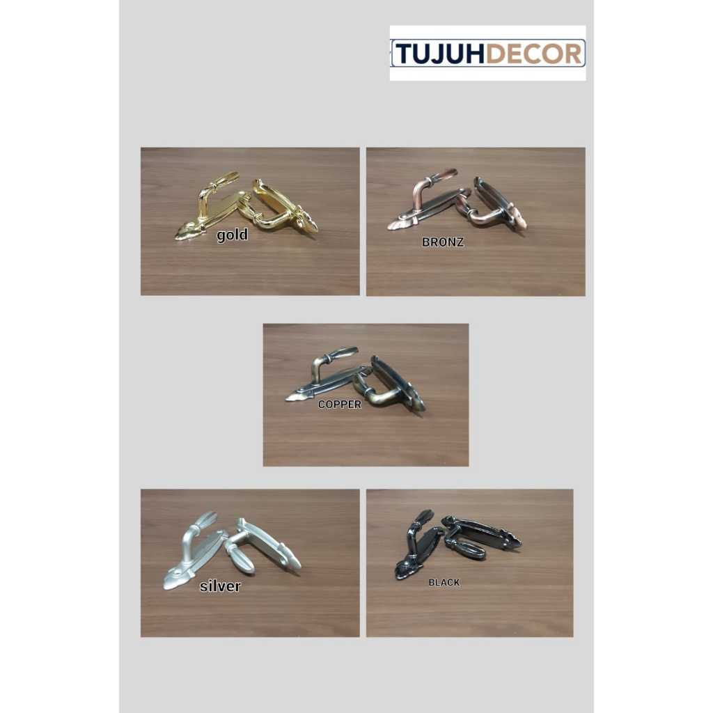 HOOK GORDENG MINIMALIS/pengait tali gordeng-cantolan gordeng moderen elegan