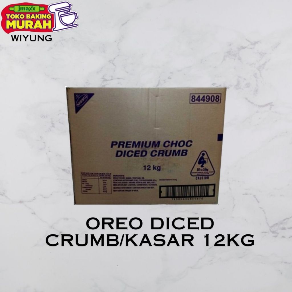 

OREO DICED CRUMB/KASAR 12KG