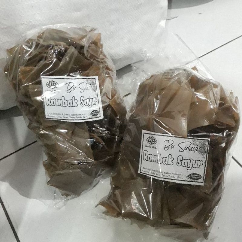 

KERUPUK RAMBAK SAYUR GURIH ENAKK kripik.krupuk (uk 500 gr)