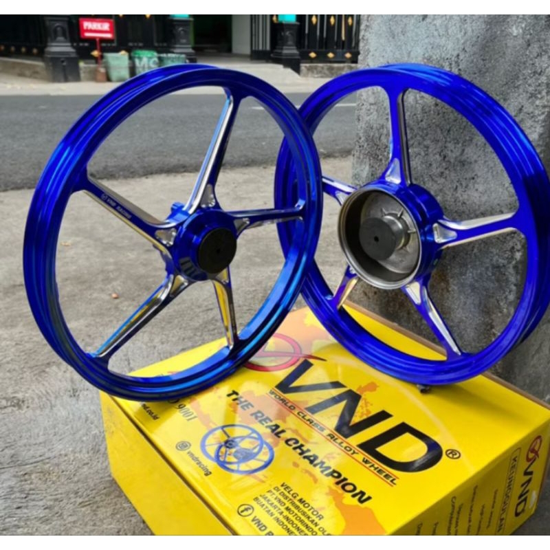 velg VND ak55 biru Jupiter MX