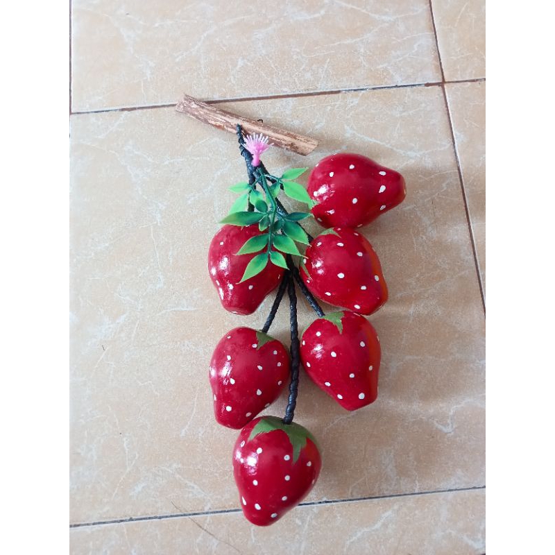 buah hias,buah palsu