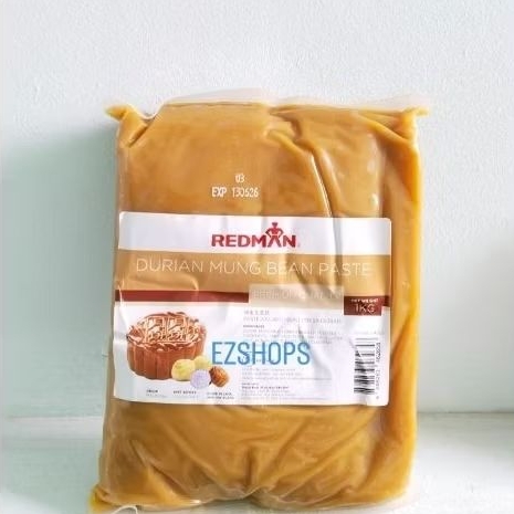 FILLING MOONCAKE DURIAN MUNG BEAN ISIAN MOONCAKE ISIAN KUE BULAN REDMAN 1KG