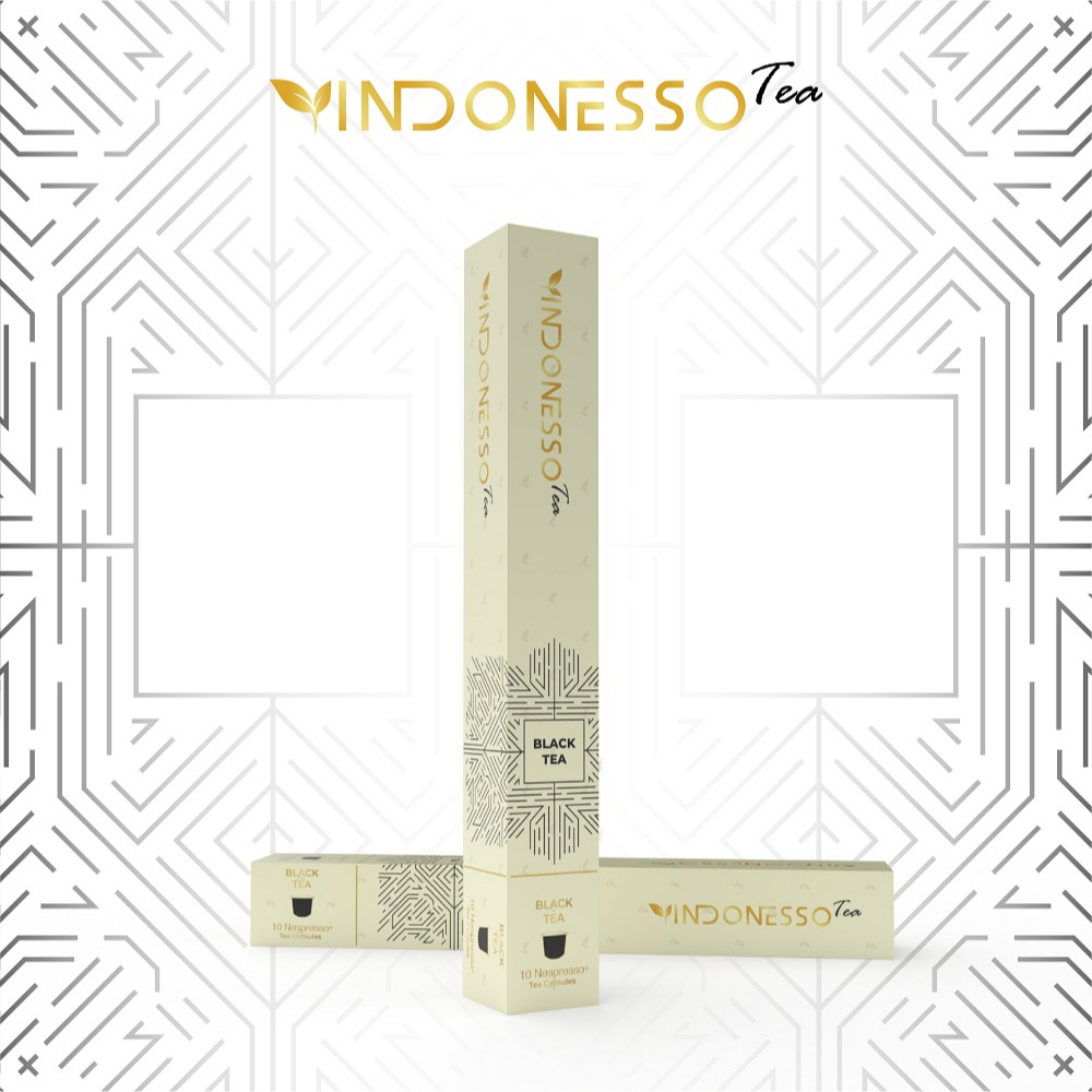 

INDONESSO Black Tea Capsules Compatible with Nespresso Machines / Kapsul Teh Hitam