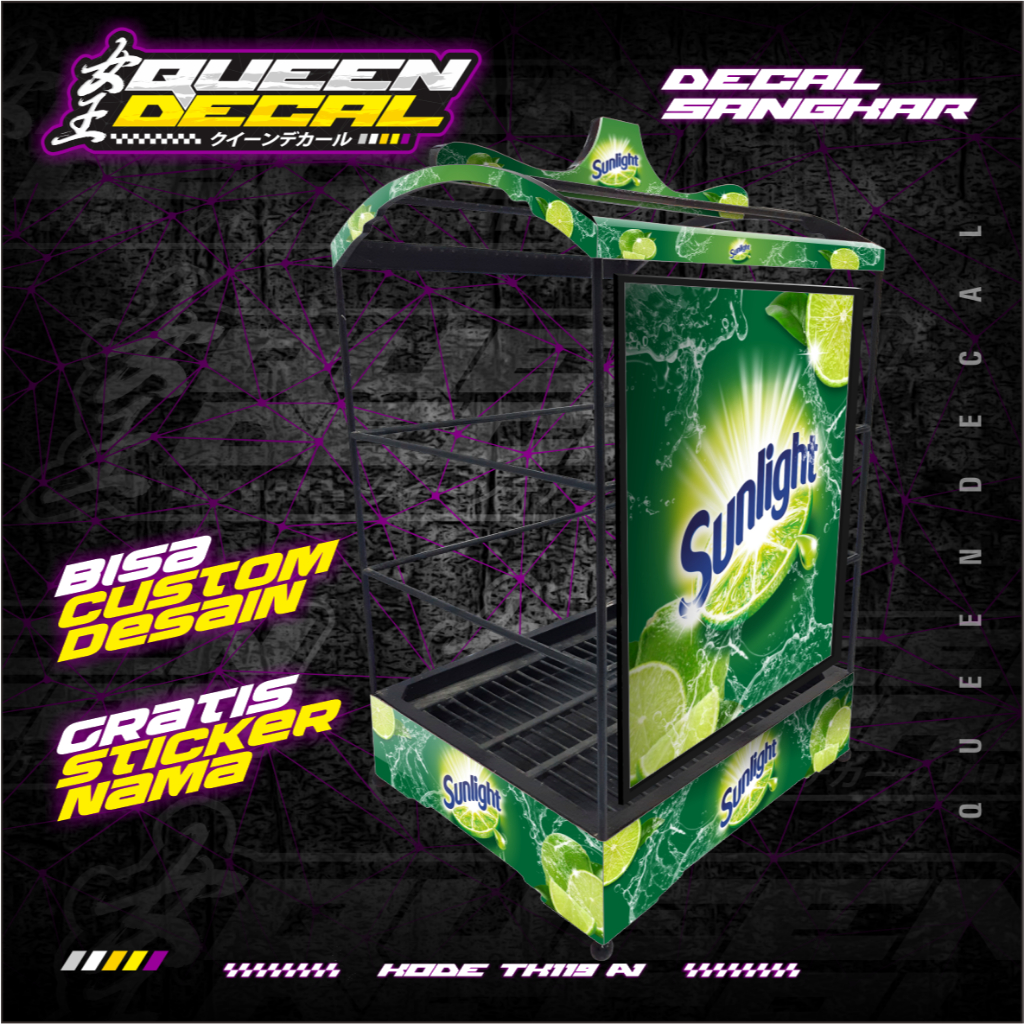 Decal Kandang Burung Kenari Bisa Custom / Sangkar Kenari Decal Stiker - TK