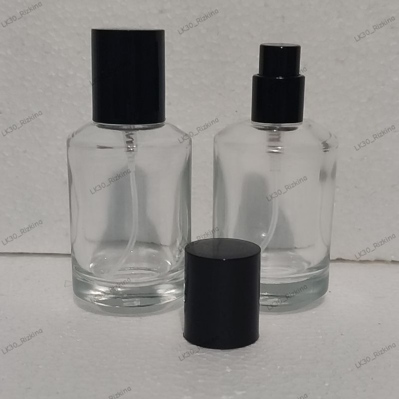Botol LK 30ml tutup hitam model EASY PRESS/SEMI PRESS