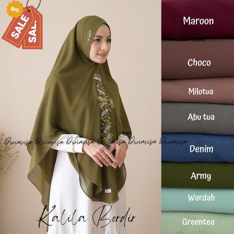Kalila Embordier by dwiavisa hijab ceruti babydoll bordir premium.