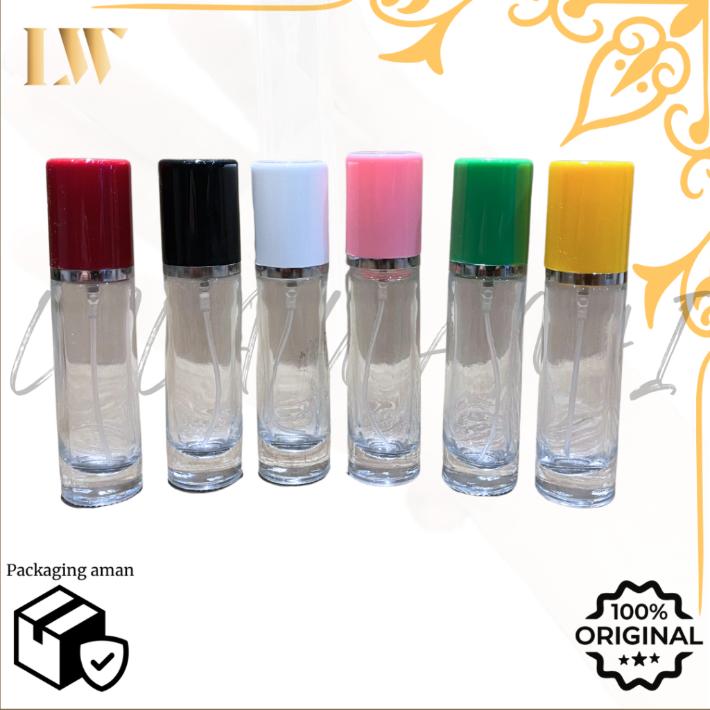 (PERLUSIN) Botol Spray Kaca 15ml Doff / Botol Parfume 15ml Kaca Kosong