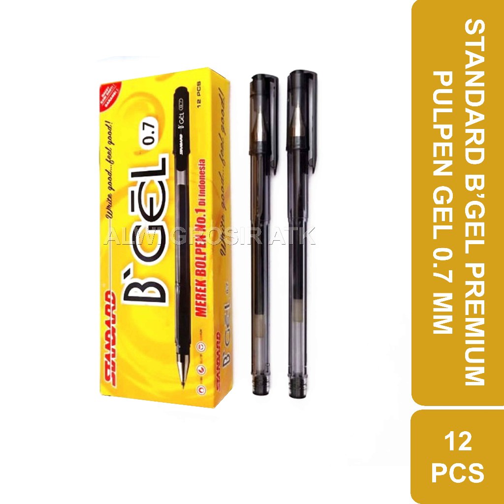 

Pulpen Standard B'Gel 0.7mm Premium | 12 Pcs