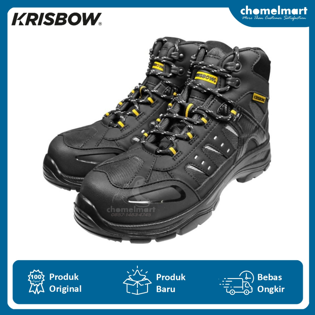 Krisbow Nemesis Sepatu Pengaman – Hitam