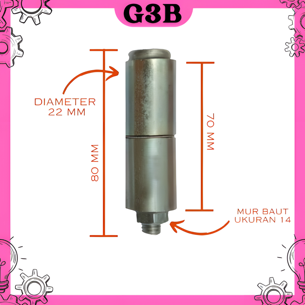 Engsel handerson tengah engsel pintu lipat garasi lokal bukan wina Berkualitas