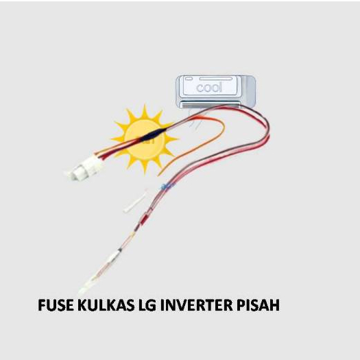 FUSE KULKAS LG INVERTER PISAH