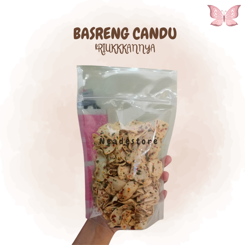 

Basreng Candu Bumbu Basah Viral I Basreng Original Asin Gurih Daun Jeruk I Pedas Daun Jeruk Neadestore