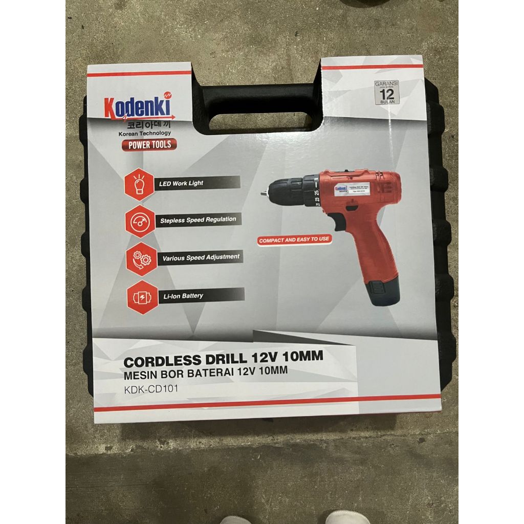KODENKI MESIN BOR CAS 12 VOLT CD-101