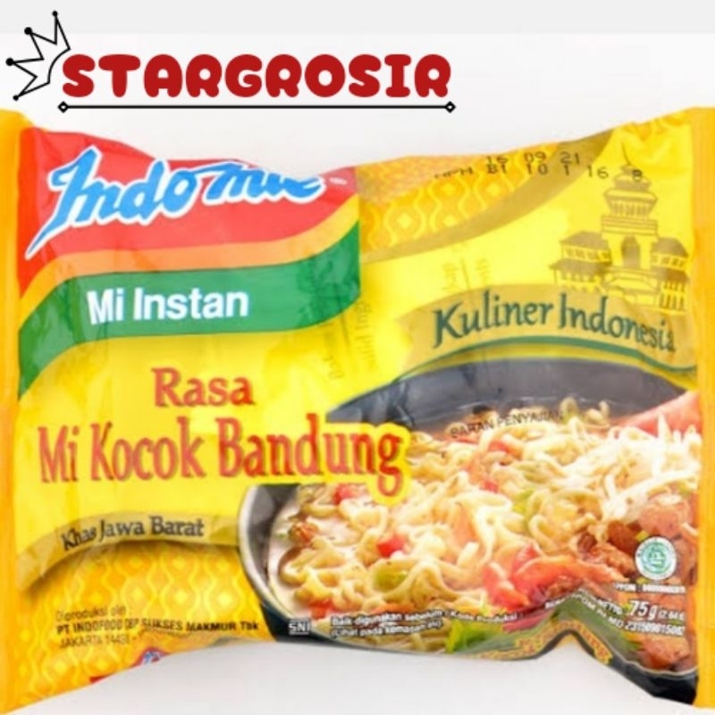 

Indomie Kocok Bandung Mi Instan 1 Dus isi 40