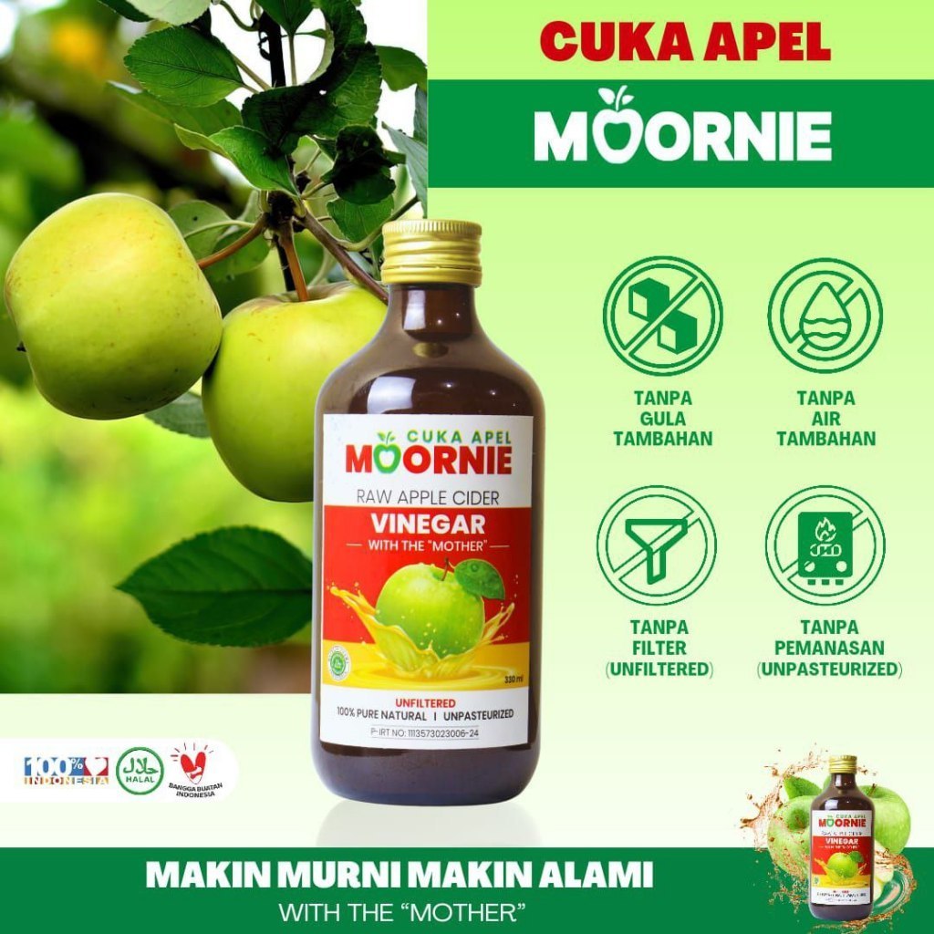 

Moornie Cuka Apel Original Untuk Kesehatan Diet Apple Cider Vinegar With The Mother