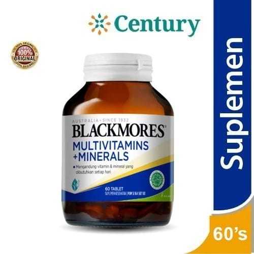 Blackmores Multivitamin + Mineral 60 Tablet / Multivitamin / Blackmores / Blackmore / vitamin / daya