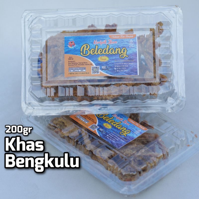 

Kripik ikan bledang 200gr asli khas bengkulu Kripik ikan bledang oleh oleh khas bengkulu