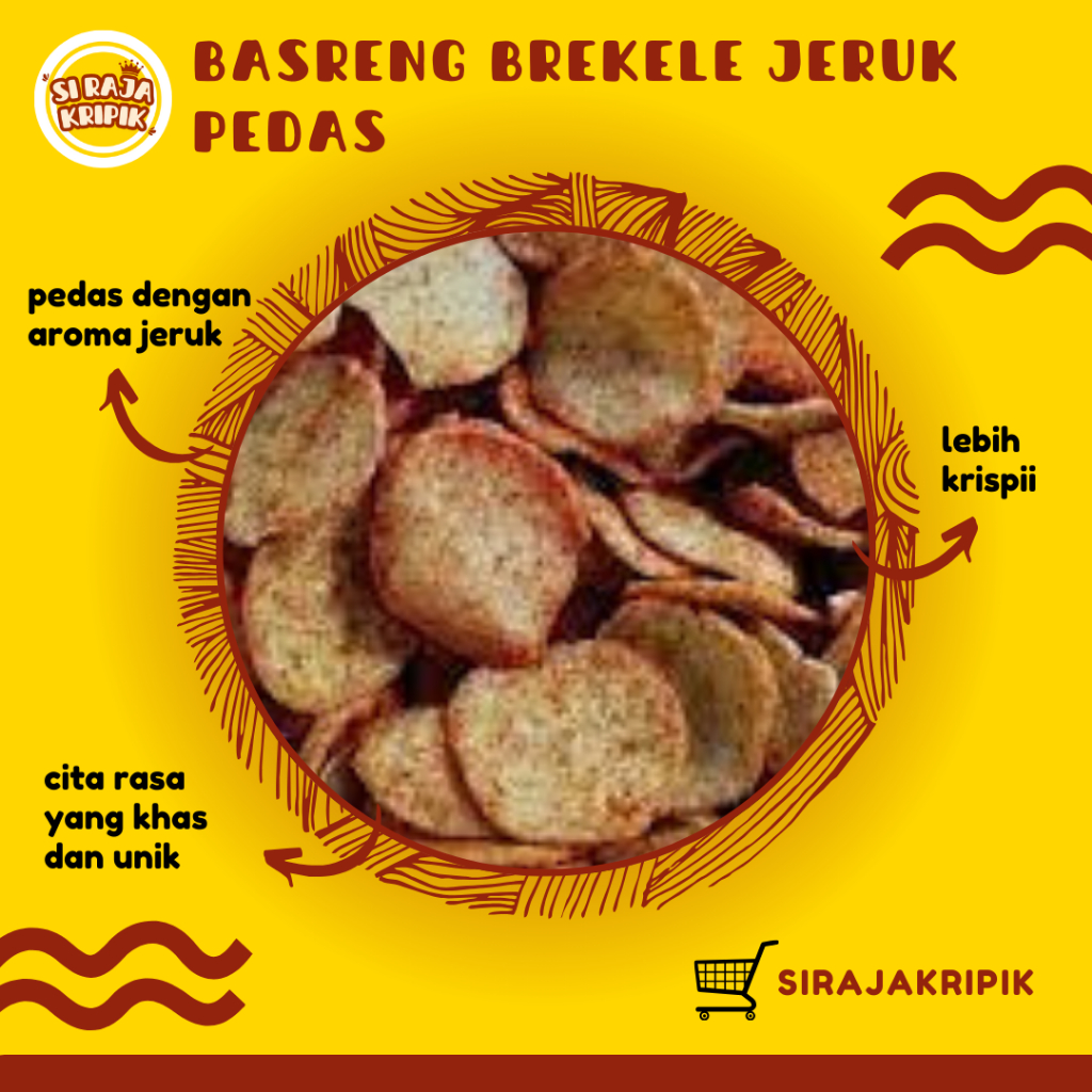 

KRIPIK BASRENG BREKELE ASIN DAN PEDAS JERUK (LEBIH TIPIS) | SI RAJA KRIPIK | JAJANAN BANDUNG