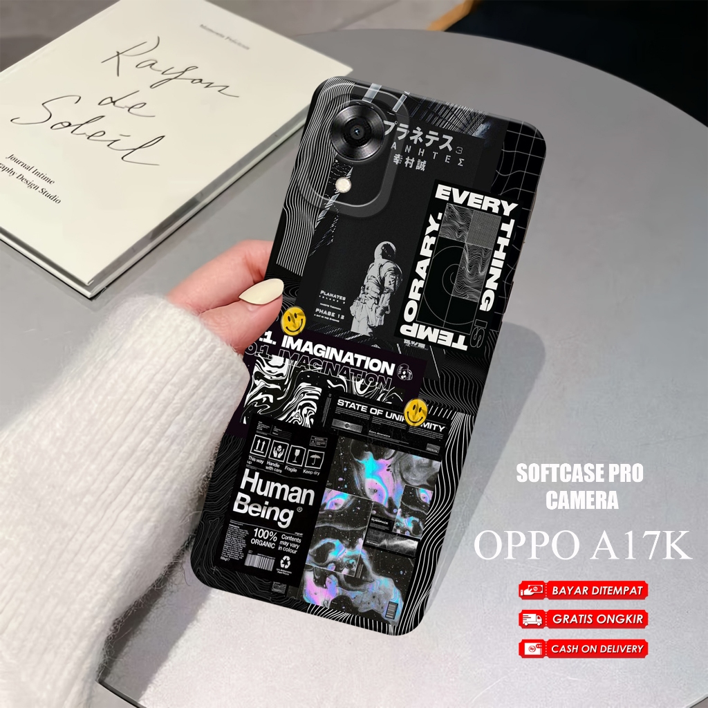 Case OPPO A17K - OPPO A17K  Terbaru - Softcase OPPO A17K  - Softcase Pro Camera - Casing Hp OPPO A17