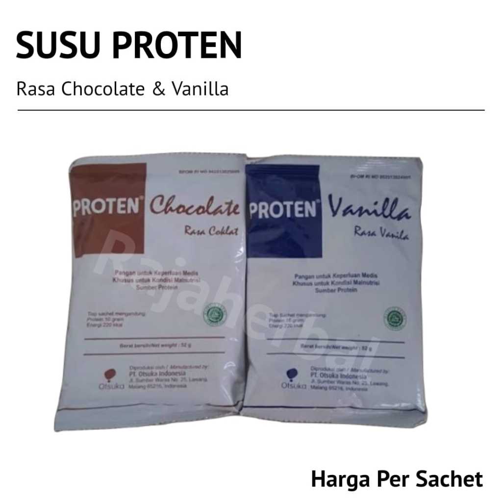 

SUSU PROTEN VANILA DAN COKLAT PER SACHET