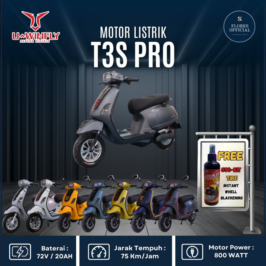 MOTOR LISTRIK UWINFLY T3S PRO T3 S PRO GARANSI RESMI UWINFLY